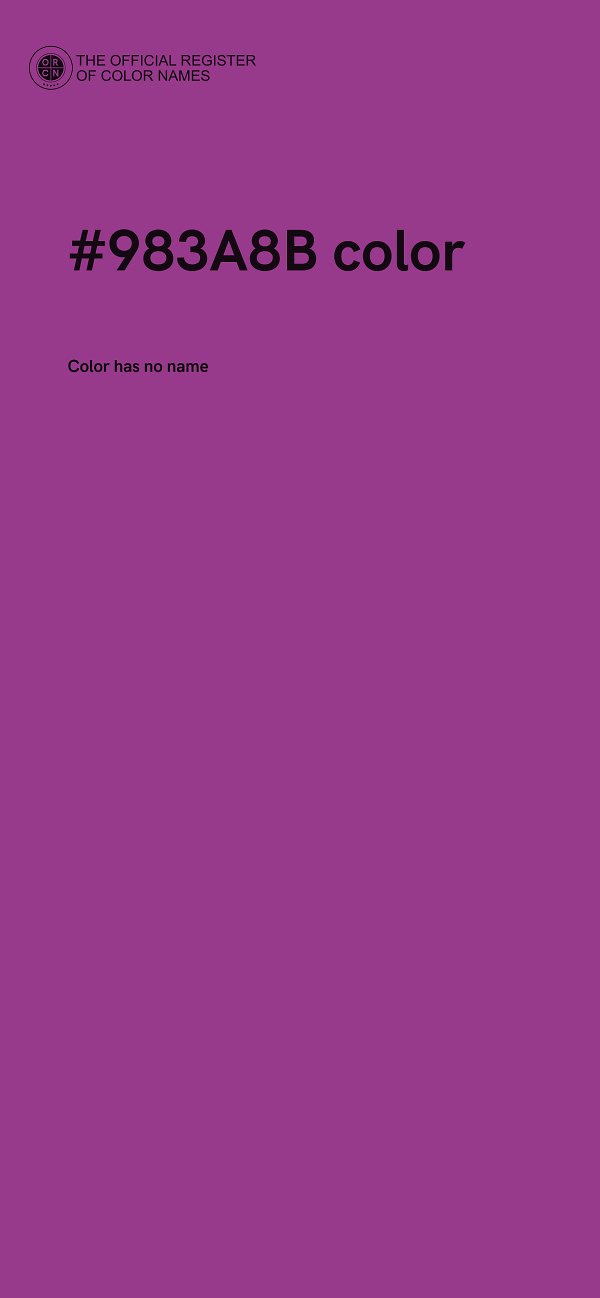 #983A8B color image