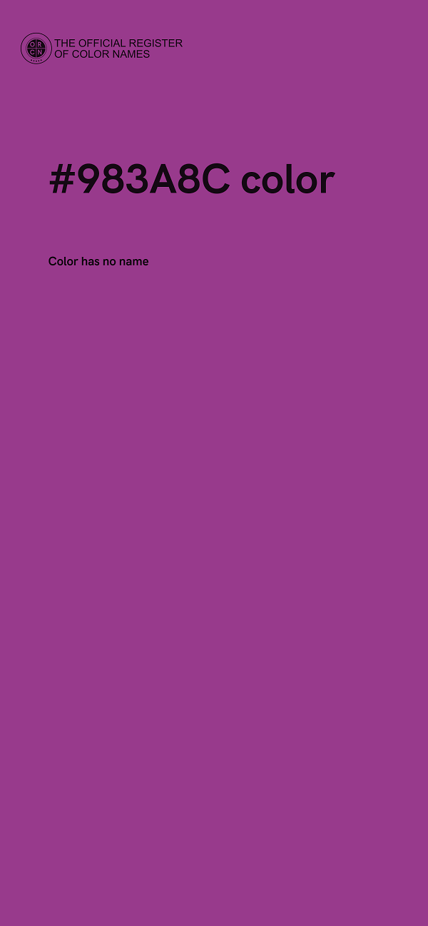 #983A8C color image