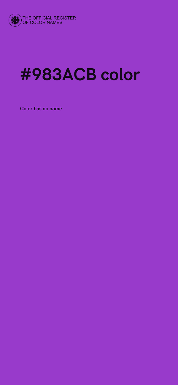 #983ACB color image