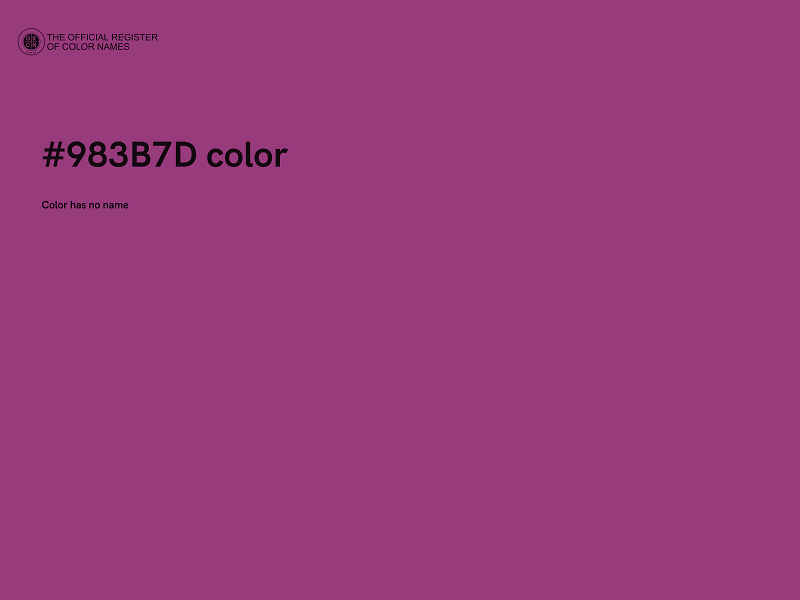 #983B7D color image