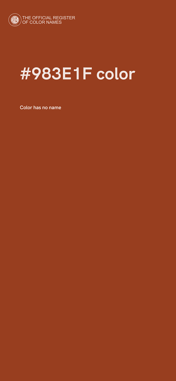 #983E1F color image