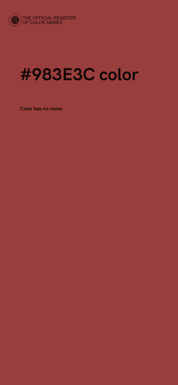 #983E3C color image