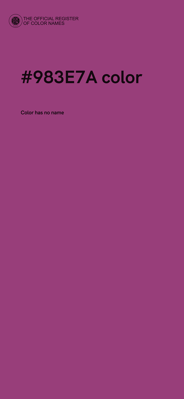 #983E7A color image