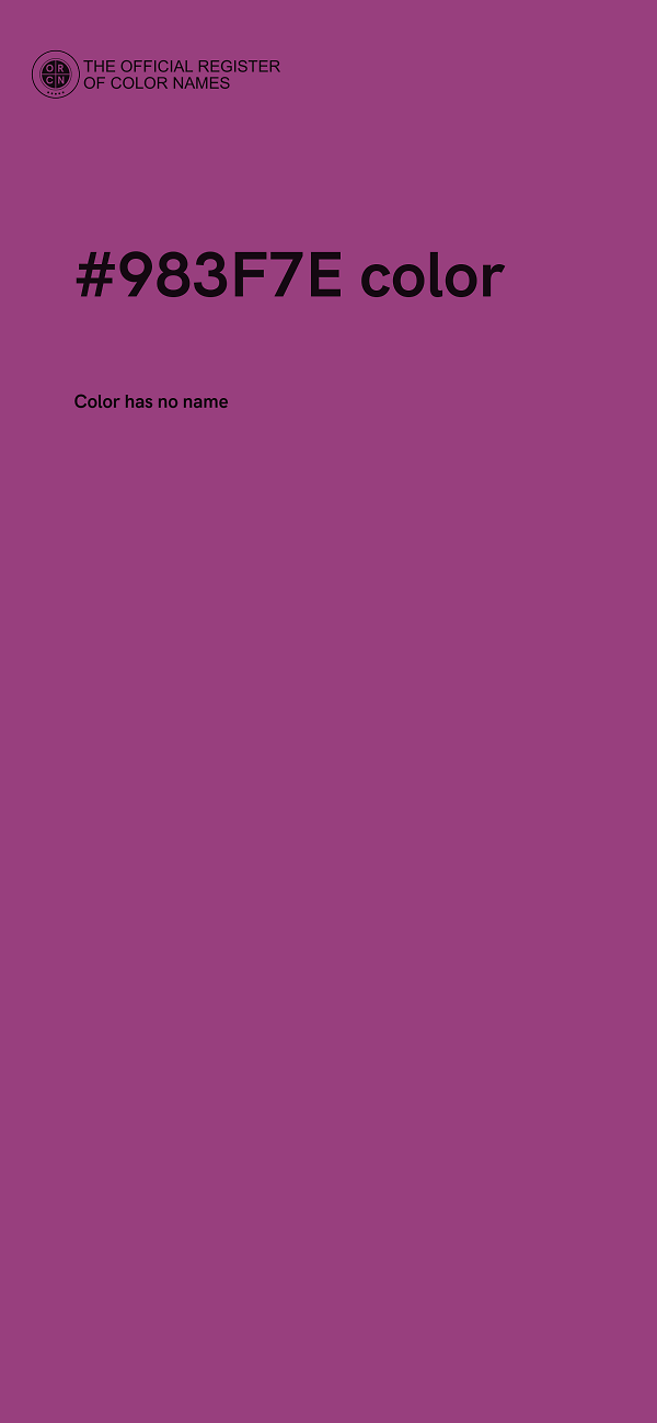 #983F7E color image