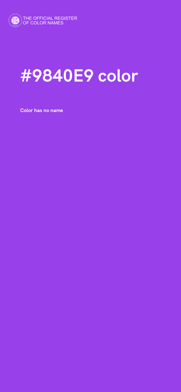 #9840E9 color image