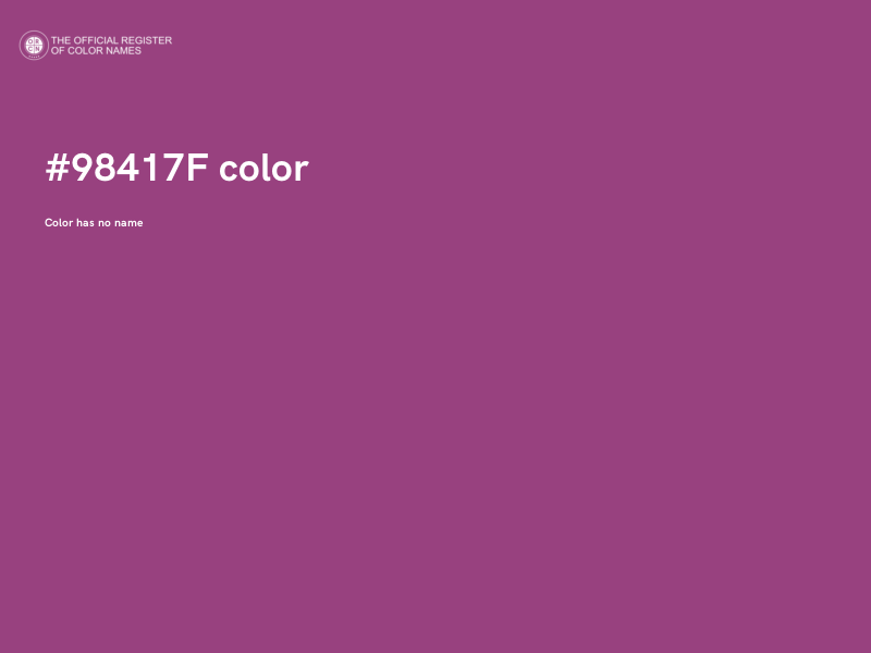 #98417F color image