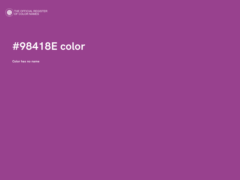 #98418E color image