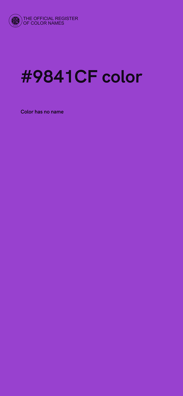 #9841CF color image