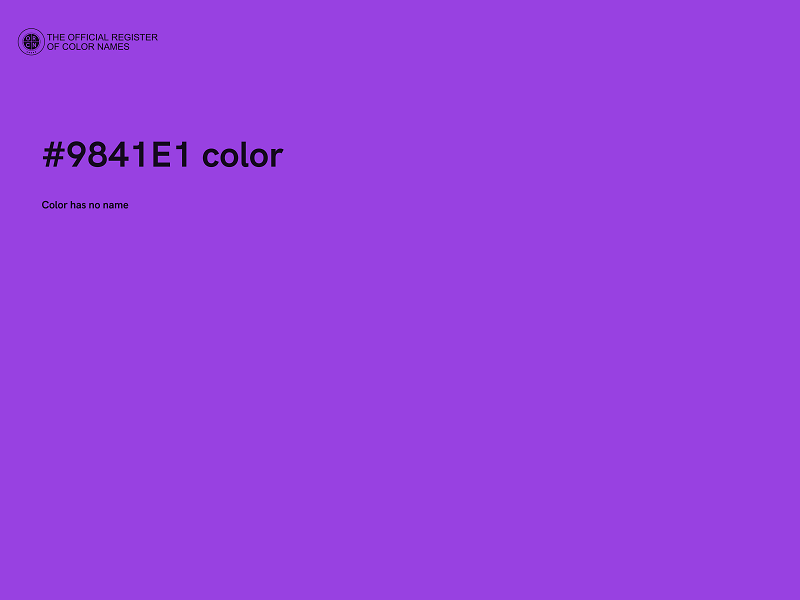 #9841E1 color image