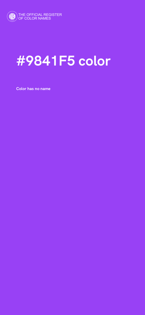 #9841F5 color image