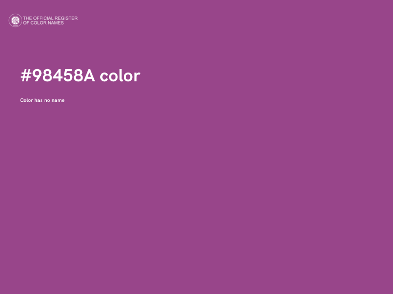 #98458A color image