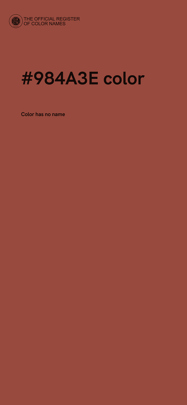 #984A3E color image