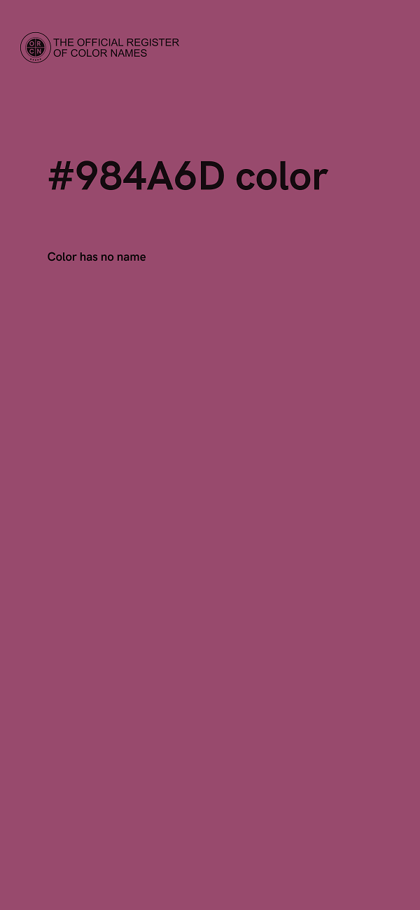 #984A6D color image