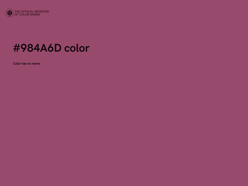 #984A6D color image