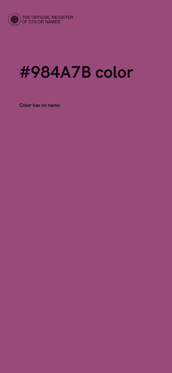 #984A7B color image