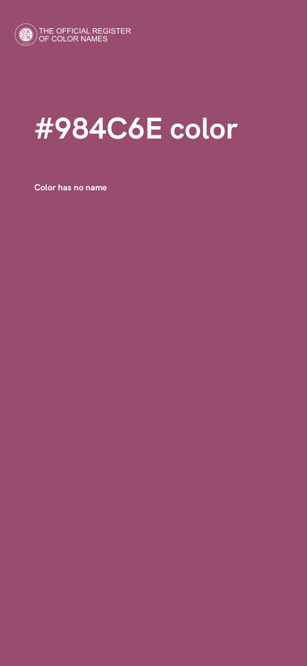 #984C6E color image