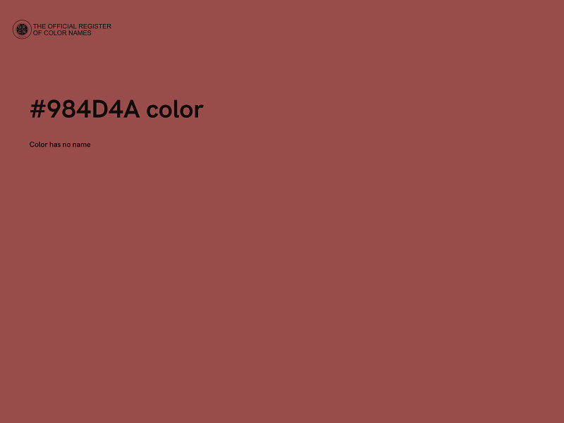 #984D4A color image