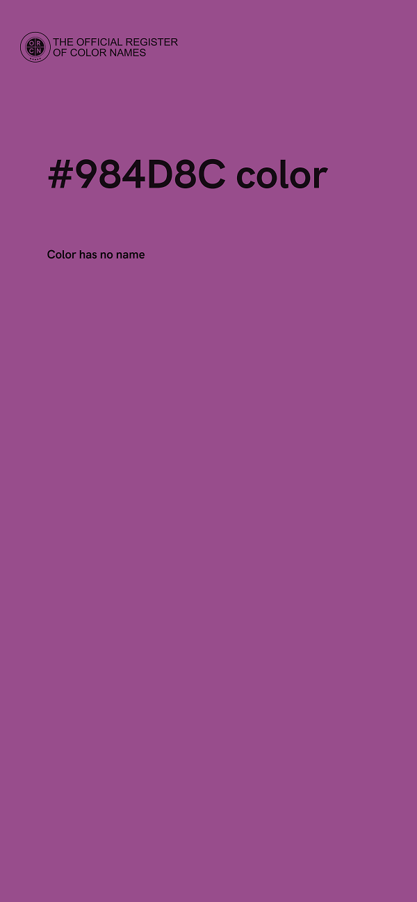#984D8C color image
