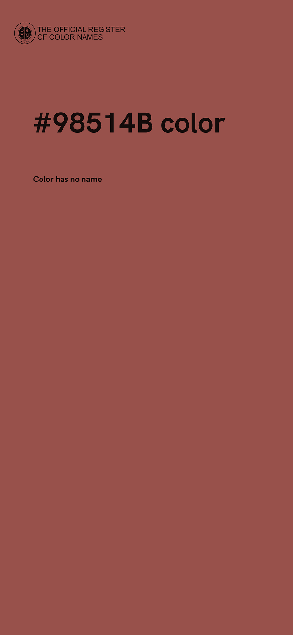 #98514B color image