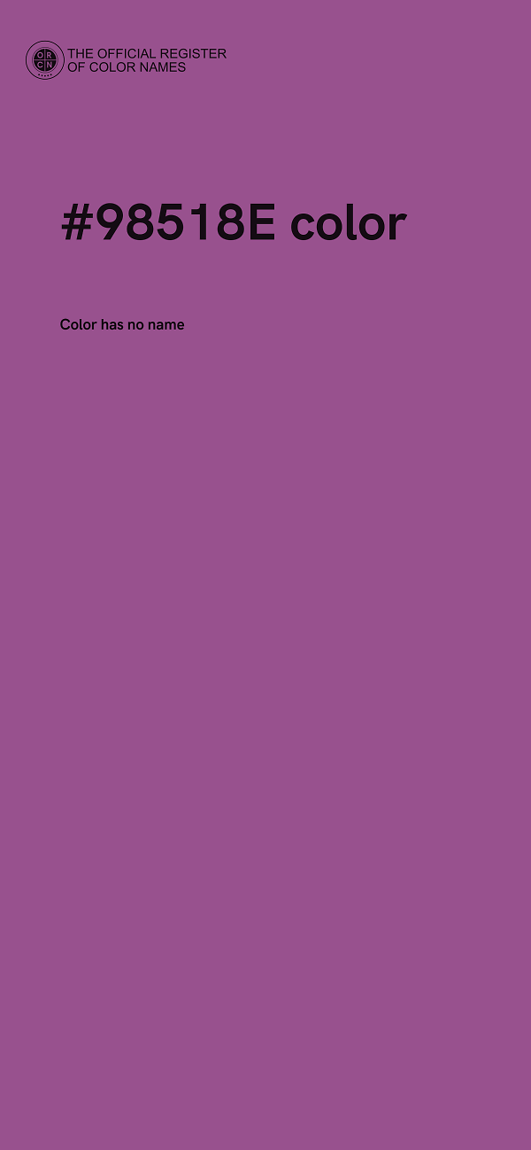 #98518E color image