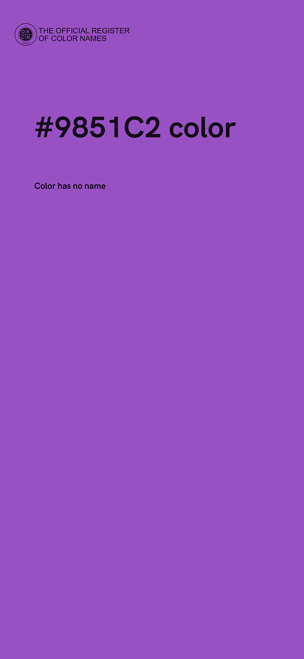#9851C2 color image
