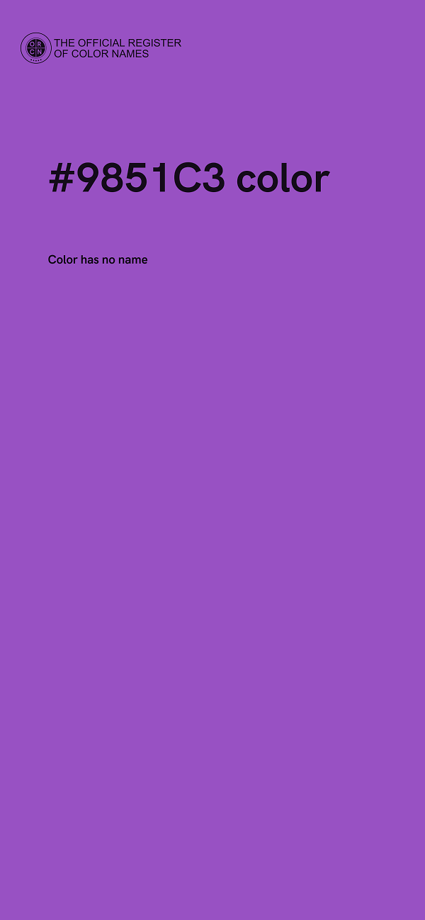 #9851C3 color image