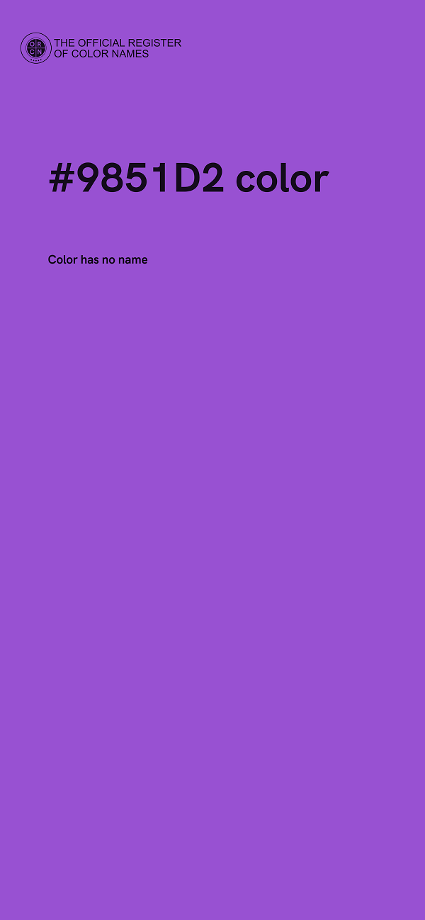 #9851D2 color image