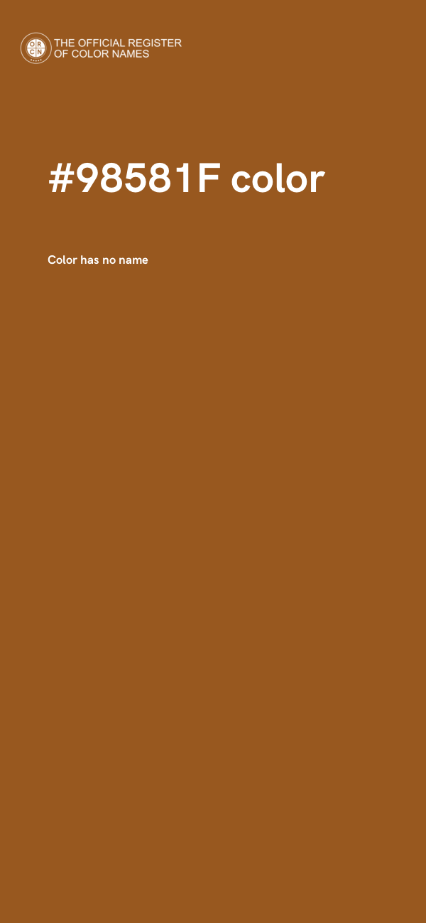 #98581F color image
