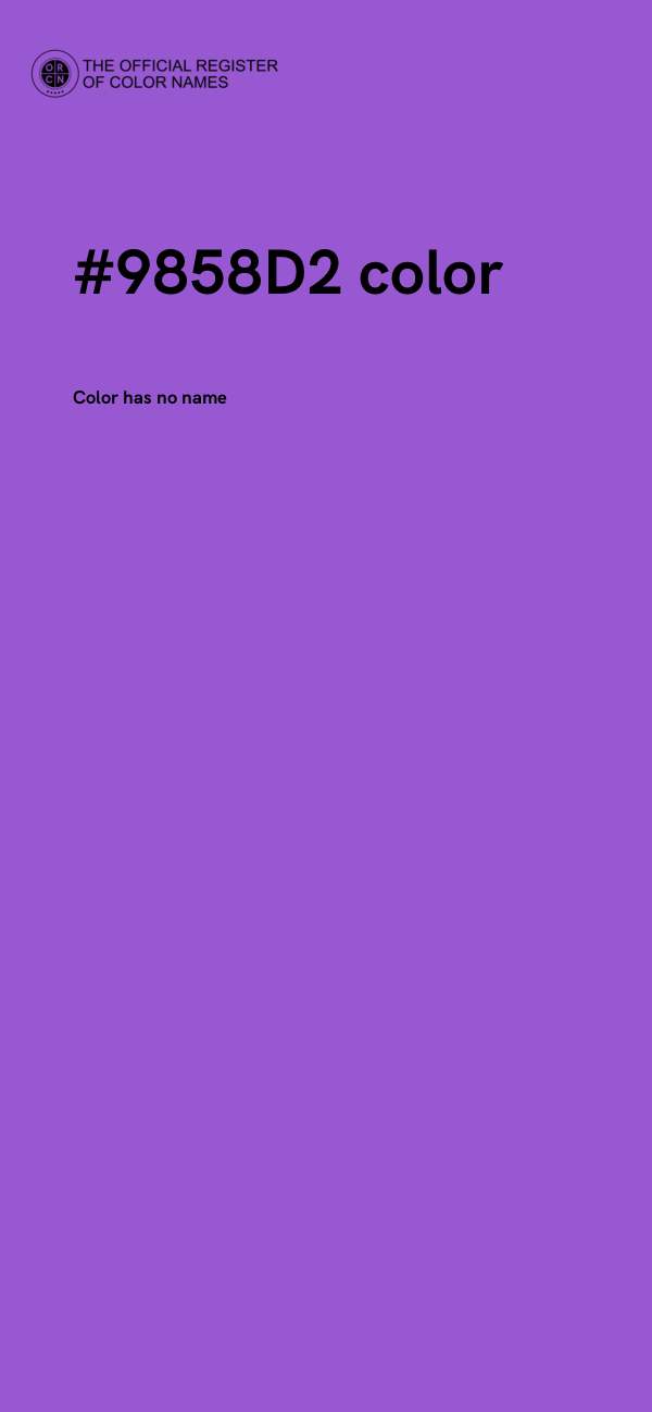 #9858D2 color image