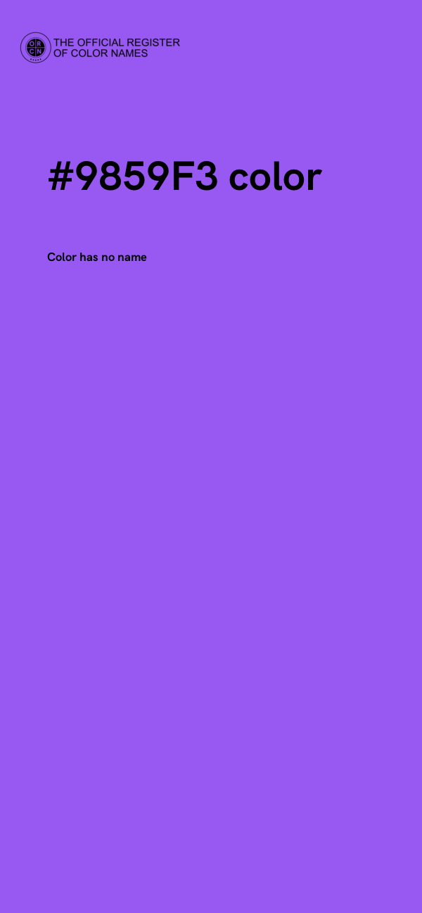 #9859F3 color image