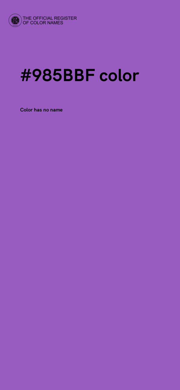 #985BBF color image