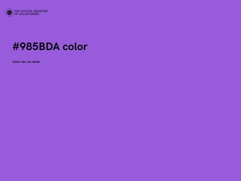 #985BDA color image