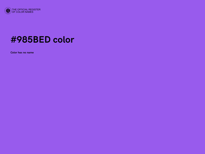#985BED color image