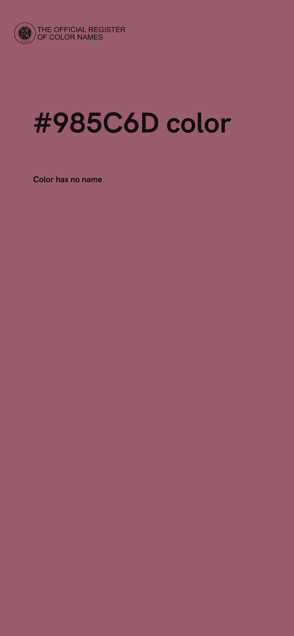 #985C6D color image