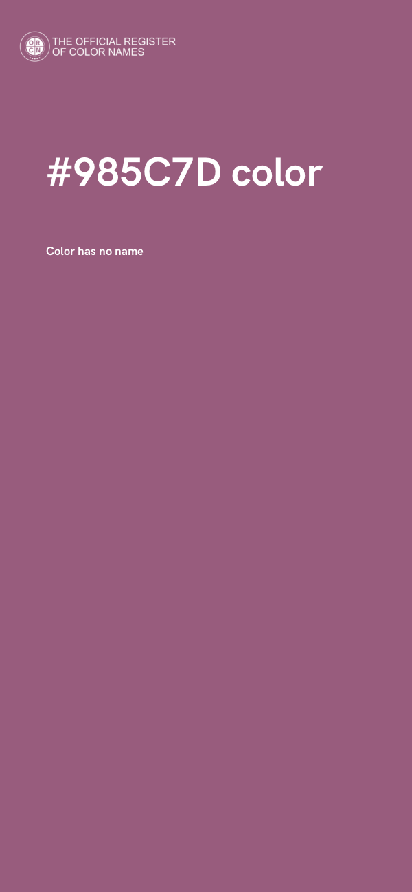 #985C7D color image