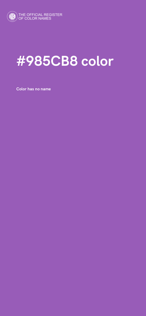 #985CB8 color image