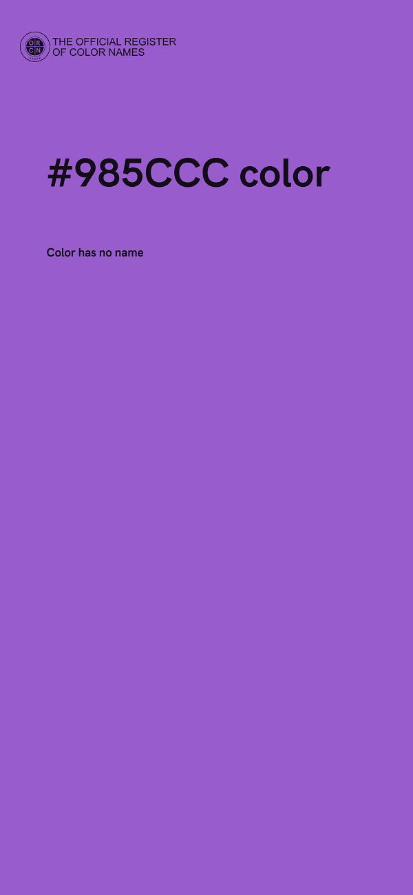 #985CCC color image