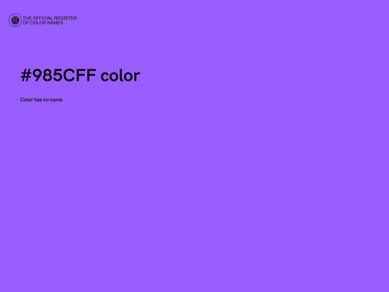 #985CFF color image