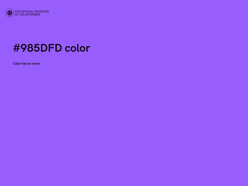 #985DFD color image