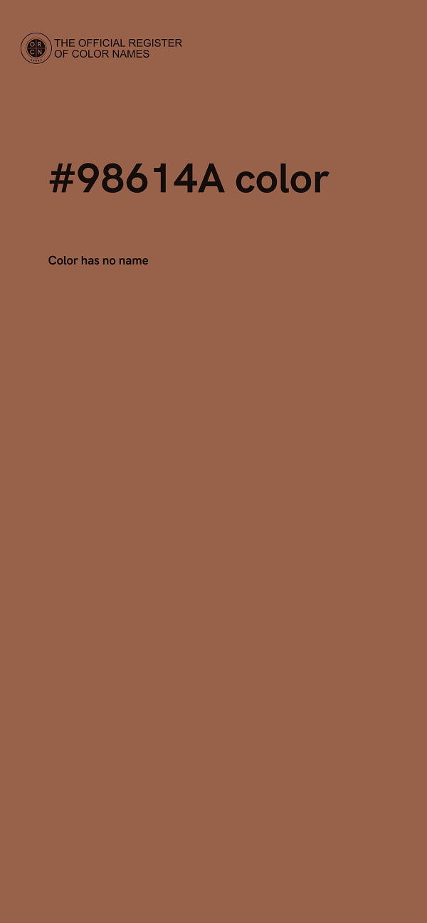 #98614A color image