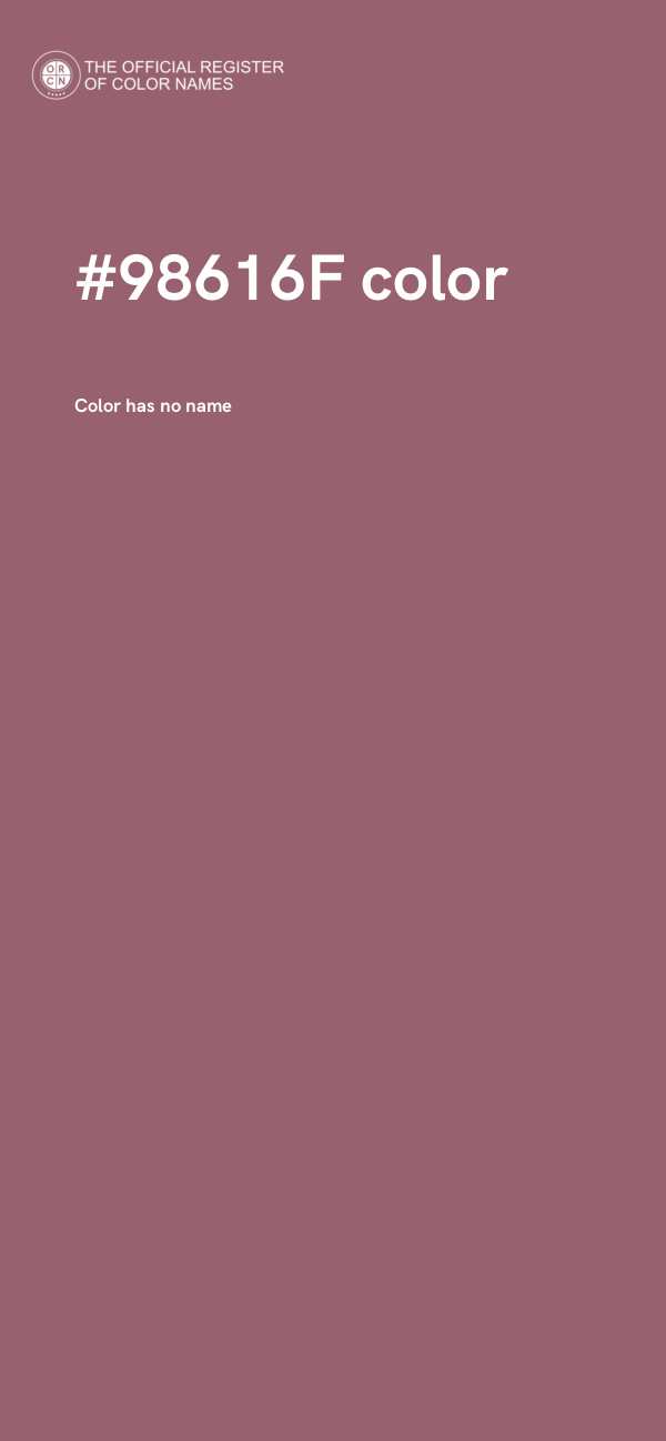 #98616F color image