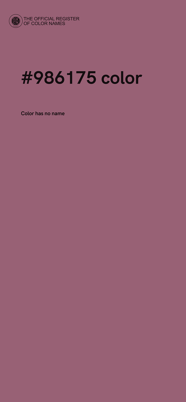 #986175 color image