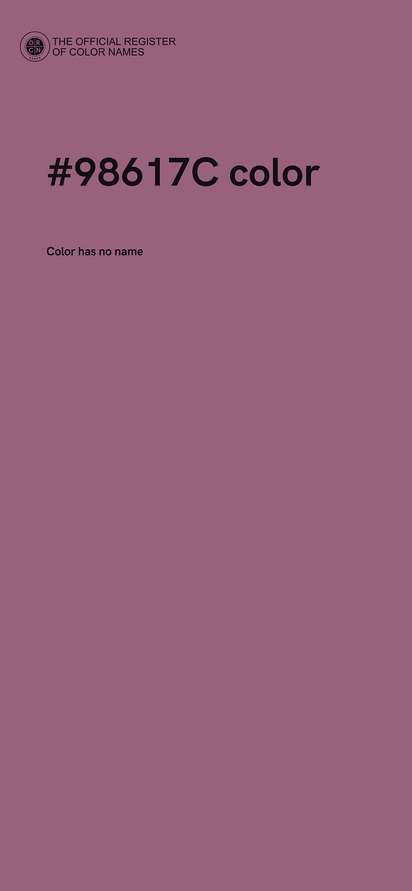 #98617C color image