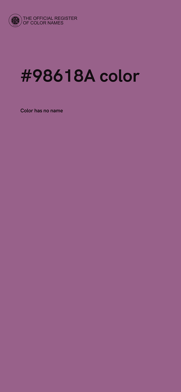 #98618A color image