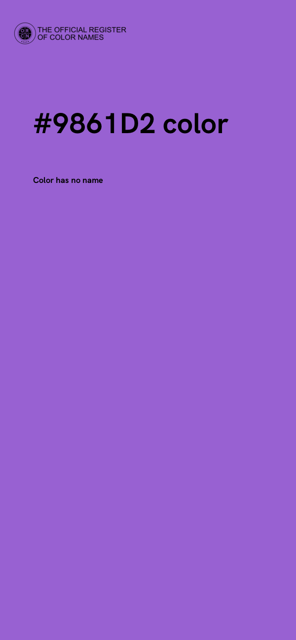 #9861D2 color image