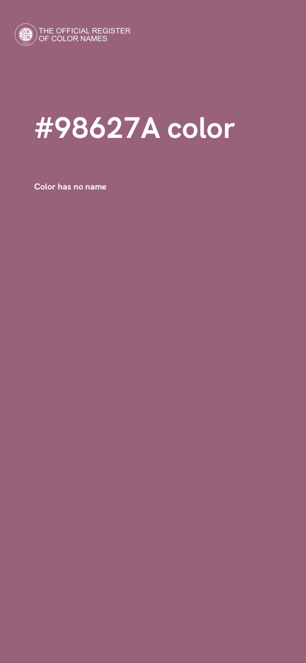 #98627A color image