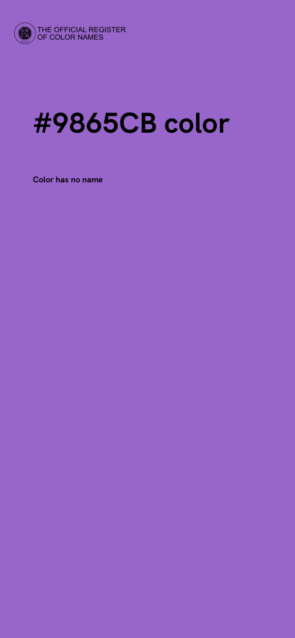 #9865CB color image