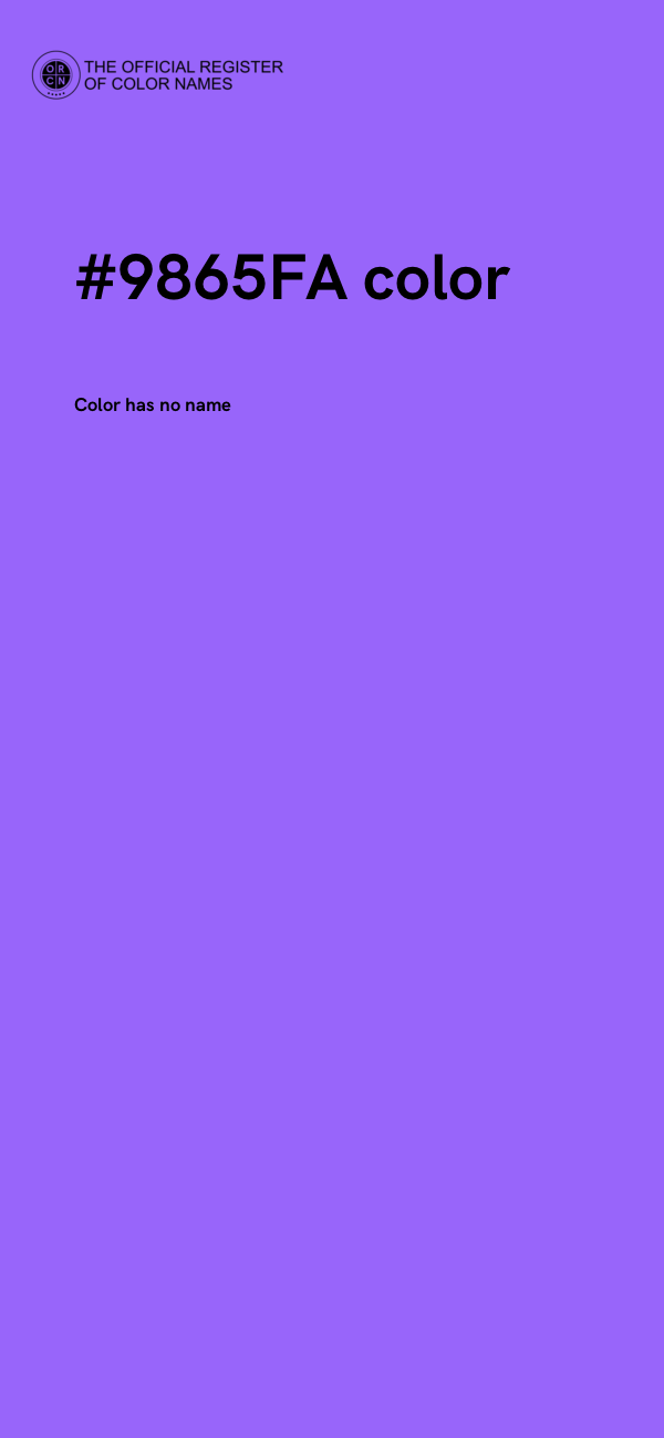 #9865FA color image