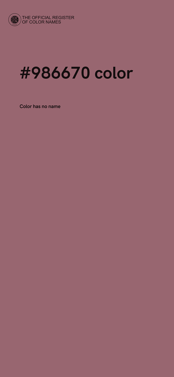 #986670 color image