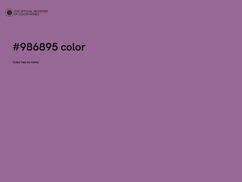 #986895 color image